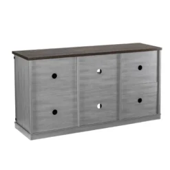 58" TV Stand For TVs Up To 65" Gray - Home Essentials -Baxton Studio Shop GUEST b8e33b6a 8888 470d 88e2 7e8de5d12db1