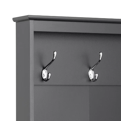 27" Narrow Hall Tree With 9 Shoe Cubbies - Prepac 9 27" Narrow Hall Tree With 9 Shoe Cubbies - Prepac - Image 9