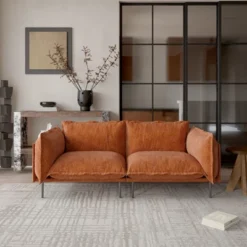 WJShome Velvet Modular Sectional Couch, 74" Modern 2-Seater Sofa With Removable Cushions For Livingroom 21 WJShome Velvet Modular Sectional Couch, 74" Modern 2-Seater Sofa With Removable Cushions For Livingroom -Baxton Studio Shop GUEST b908e63c 22af 4f24 937c ece1c2fc3fa7