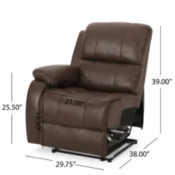 Meridan Contemporary Upholstered Theater Seating Reclining Sofa - Christopher Knight Home -Baxton Studio Shop GUEST b986af87 a1bc 45c3 bf0a 84975f43ae2e