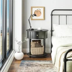 Acadian End Table - Room & Joy 30 Acadian End Table - Room & Joy -Baxton Studio Shop GUEST b98f8da5 d2cf 459e 8b5d 9961da449cf3