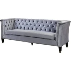 82" Honor Sofa Blue - Acme Furniture