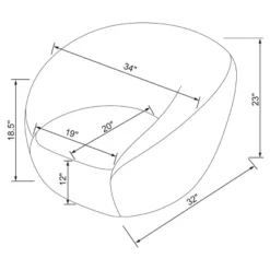 Swivel Accent Chair - Room Essentials™ 9 Swivel Accent Chair - Room Essentials™ -Baxton Studio Shop GUEST ba44349c 1ec8 4fc6 a351 c93a6f2267d2