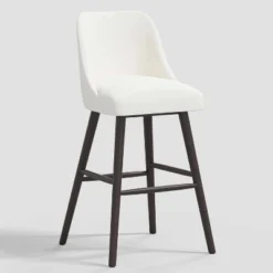 Geller Modern Textured Linen Counter Height Barstool - Threshold™ -Baxton Studio Shop GUEST ba8fd7c6 dc5d 4ee6 8806 a6e46213f2c3