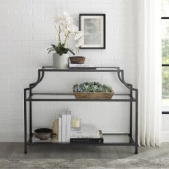 Aimee Console Table Oil Rubbed Bronze - Crosley -Baxton Studio Shop GUEST bac30070 f333 4bd6 a0ed 212e9ac96dcf