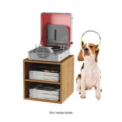 Hastings Home 2-Shelf Cube End Table, Brown 7 Hastings Home 2-Shelf Cube End Table, Brown -Baxton Studio Shop GUEST baf41843 6089 41a4 87e1 0872f6987e40