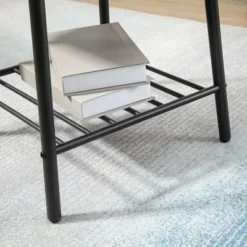 HOMCOM Side Table With 2-Tier Storage, End Table With Metal Frame For Living Room 9 HOMCOM Side Table With 2-Tier Storage, End Table With Metal Frame For Living Room -Baxton Studio Shop GUEST bb87061e 9091 4b04 adb8 22fafe134055