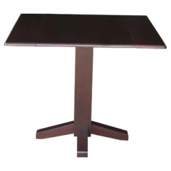 36" Sanders Square Dual Drop Leaf Dining Table - International Concepts -Baxton Studio Shop GUEST bba9b05f 7b0d 49fc bdba 31f01aec86f5