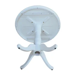 36" Round Top Pedestal Table White - International Concepts -Baxton Studio Shop GUEST bbbd06ae 62a3 4891 8c24 5f7e71abee86