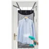 True & Tidy MAT-200 Over The Door Steam And Press Pad: Portable Ironing Mat, Steamer Pad, Foldaway, Gray, 45"x19"