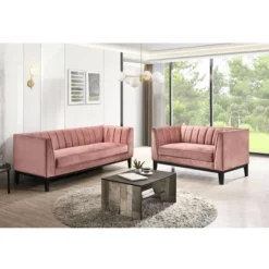 Calabasas Loveseat - Picket House Furnishings -Baxton Studio Shop GUEST bc7ed53c 7e83 4831 b3a2 81685f3824de