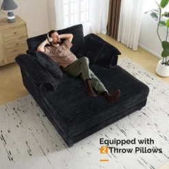 Karl Home |Upholstered Corduroy Sleeper Sofa Bed -Baxton Studio Shop GUEST bc82db63 1f59 4afa a8dd 7e959b34e729