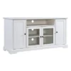 TV Stand For TV Up To 65in With 2 Tempered Glass Doors, Adjustable Panels Open Style Cabinet, Sideboard-ModernLuxe
