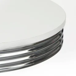 Raleigh Retro Bar Height Pub Dining Table White/Chrome - Buylateral 7 Raleigh Retro Bar Height Pub Dining Table White/Chrome - Buylateral -Baxton Studio Shop GUEST bd12f047 8b30 482b 8527 fe01ac739576