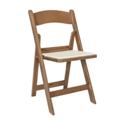 Emma And Oliver Weather-Resistant Wood Look Resin Folding Event Chair For Indoor/Outdoor Use -Baxton Studio Shop GUEST bd321e0c 257f 4a66 b1dc 278ae708f550