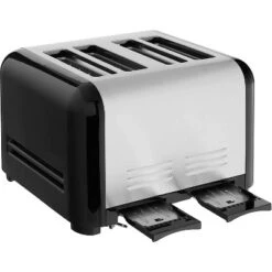 Cuisinart CPT-340P1 4 Slice Toast & Bagels Compact Toaster Stainless Steel/Black- Certified Refurbished -Baxton Studio Shop GUEST bd7f9ab9 6c9c 4442 8de5 4bd36981e670