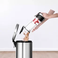 Eureka AirSpeed Compact Upright Vacuum: Bagless, Washable Foam Filter, 10.5" Cleaning Path, 18' Cord, 2.7L Capacity, Red -Baxton Studio Shop GUEST bd82af1e 5806 4697 af65 3675776c3be9