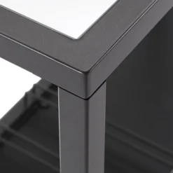 Estelle Step Tier Metal And Glass Bar Cart - Inspire Q 17 Estelle Step Tier Metal And Glass Bar Cart - Inspire Q -Baxton Studio Shop GUEST be19fd96 4e2c 4e5f 8eab 07436a465f87