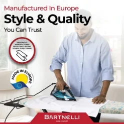 Bartnelli Pro Luxury Ironing Board, Mad In Europe For A Premium, Luxurious Ironing Experience 49x16" -Baxton Studio Shop GUEST be36de68 ac8a 46d2 ab9a fd4b4e83f652