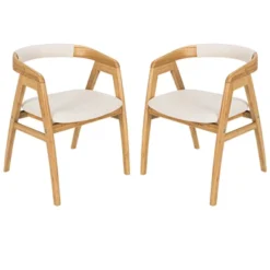 Costway Set Of 2 Bamboo Accent Chairs Leisure Chairs Armchairs W/ Seat Cushion 17 Costway Set Of 2 Bamboo Accent Chairs Leisure Chairs Armchairs W/ Seat Cushion -Baxton Studio Shop GUEST bec2a11b 8a90 4342 a6a8 4f59e5dd7489