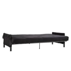 6" Mattress With Fairview Storage Futon Black - Room & Joy