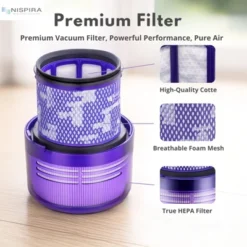 Nispira V11 Vacuum Filter Replacement For Dyson Cordless V11 Animal V11 Complete V11 Extra V15 Detect SV15 SV14 SV17 SV22 SV28, Part 970013-02, 3 Pks -Baxton Studio Shop GUEST bf311bf8 ea70 4fd0 85f5 0d301bd38c72 1