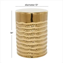 Glam Stoneware Accent Tables Gold - Olivia & May 7 Glam Stoneware Accent Tables Gold - Olivia & May -Baxton Studio Shop GUEST bfa6dbf6 74c8 474d b82b 0501b0b9cab6