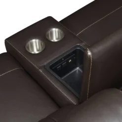 6pc Nara Dual Power Leather Reclining Sectional Sofas Espresso - Steve Silver Co. -Baxton Studio Shop GUEST c034a38e 9ec5 40d1 b6f4 6322aedd8f8f