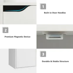 Costway 9 Cube Bookcase Cabinet Wood Bookcase Storage Shelves Room Divider Organization -Baxton Studio Shop GUEST c0c5f138 3031 4a87 98c2 52e8c0edba95