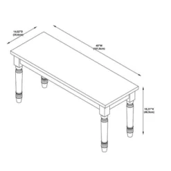 Reagan Bench - Powell Company -Baxton Studio Shop GUEST c0d567cf 67b5 42a0 b1c6 fa42ac627011