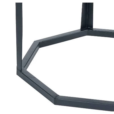 Grayson Wood And Metal Side Table Natural - Finch 3 Grayson Wood And Metal Side Table Natural - Finch - Image 3