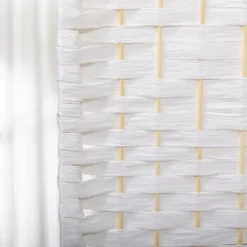 HOMCOM Room Divider, Folding Privacy Screen, 5.6' Room Separator, Wave Fiber Freestanding Partition Wall Divider 9 HOMCOM Room Divider, Folding Privacy Screen, 5.6' Room Separator, Wave Fiber Freestanding Partition Wall Divider -Baxton Studio Shop GUEST c18751fa 5f51 444d 8d7d 3e400fb30da6