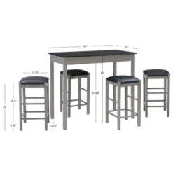 5pc Lancer Faux Marble Tavern Set - Linon 34 5pc Lancer Faux Marble Tavern Set - Linon -Baxton Studio Shop GUEST c1d7b623 861f 478a b3c8 d1b5e6ba6ba3