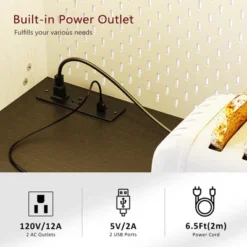 71" Farmhosue Pantry Bar Cabinet With Internal Pegboard Storage Rack,Power Outlet,Kitchen Cabinet With Sliding Door,9 Wine & Glasses Rack,3 Drawers -Baxton Studio Shop GUEST c2102d95 6b74 4f27 bd7b c433427dc75c