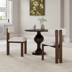 Christopher Knight Home Astura Iron Frame Upholstered Dining Chairs (Set Of 2) -Baxton Studio Shop GUEST c2333273 ab32 4354 8ffb 8f435b4319b8