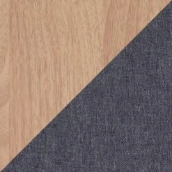 40" Telephone Polyester Wood Contemporary Bench - LumiSource -Baxton Studio Shop GUEST c24862fc 0f48 4482 a23f 916a2389fcb8