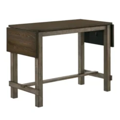 5pc Entera Extendable Counter Height Dining Table Set Dark Walnut/Chestnut/Brown - HOMES: Inside + Out -Baxton Studio Shop GUEST c249d4e8 70cd 43e8 8146 4df1a6caba6e