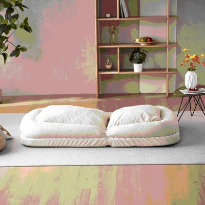 NicBex Folding Lazy Floor Sofa Convertible Sofa Bed Backrest Adjustable In 18 Positions Comes With 2 Soft Pillows 3 NicBex Folding Lazy Floor Sofa Convertible Sofa Bed Backrest Adjustable In 18 Positions Comes With 2 Soft Pillows - Image 3