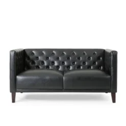 Rockney Contemporary Upholstered Tufted Loveseat - Christopher Knight Home 21 Rockney Contemporary Upholstered Tufted Loveseat - Christopher Knight Home -Baxton Studio Shop GUEST c2b4c830 cac9 47c5 ba35 a762f180a95f