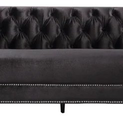 67" Heibero Sofa Black Velvet - Acme Furniture 16 67" Heibero Sofa Black Velvet - Acme Furniture -Baxton Studio Shop GUEST c331adc6 b452 4cb8 87c8 bb661efcdefc