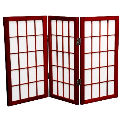 2 Ft. Tall 3 Panels Desktop Window Pane Shoji Screen - Oriental Furniture 5 2 Ft. Tall 3 Panels Desktop Window Pane Shoji Screen - Oriental Furniture - Image 5