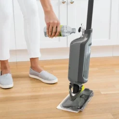 Shark VACMOP Pro Cordless Hard Floor Vacuum Mop With Headlights - Gray -Baxton Studio Shop GUEST c46b557c 46cd 44f5 8200 dc4683c6e161