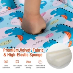 Costway 2-in-1 Convertible Kids Sofa To Lounger Flip-Out Chair W/Storage Pocket -Baxton Studio Shop GUEST c473560b 570f 4dbd 8a10 04a2ffd7b962