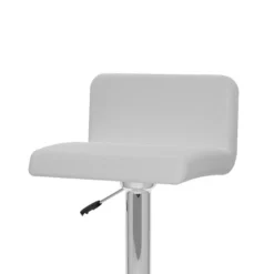 Set Of 2 Adjustable Low Back Barstool White - CorLiving -Baxton Studio Shop GUEST c4aec9b2 fdee 435a 9e20 8adb062df055