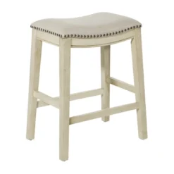 24" Saddle Counter Height Barstool - OSP Home Furnishings 9 24" Saddle Counter Height Barstool - OSP Home Furnishings -Baxton Studio Shop GUEST c508274c 5ebe 4909 98bf 442989967744
