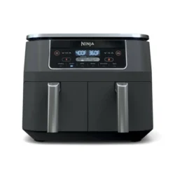 Ninja Foodi 8qt Original Dualzone 2 Basket Air Fryer With 6 Functions - DZ201: Stainless Steel, Digital Control, Dishwasher-Safe