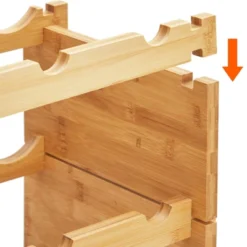 Stackable Wine Rack, Solid Wood Storage, Freestanding Floor & Countertop -Baxton Studio Shop GUEST c53745dc 75ae 4708 8d53 4d20ec122c9d