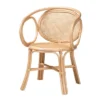 Baxton Studio Bali & Pari Palesa Modern Bohemian Rattan Dining Chair