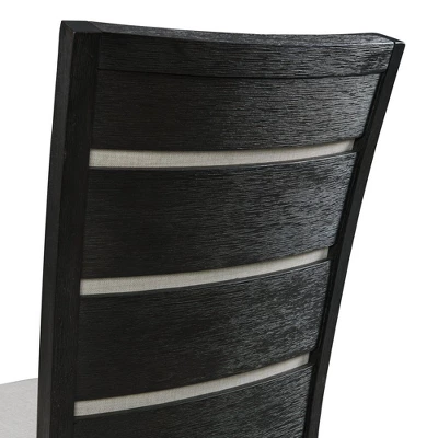 2pc Jasper Dining Slat Back Side Chair Set Black - Picket House Furnishings 6 2pc Jasper Dining Slat Back Side Chair Set Black - Picket House Furnishings - Image 6