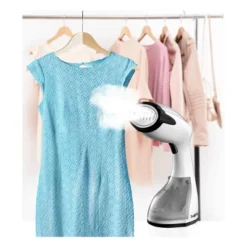 True & Tidy HS-26 Power Steam Press Handheld Garment Steamer: 1200W, 260ml Tank, Vertical Steam, Comfort-Grip, Black -Baxton Studio Shop GUEST c64f657c ad38 4c5b 8405 88297f8dff6f
